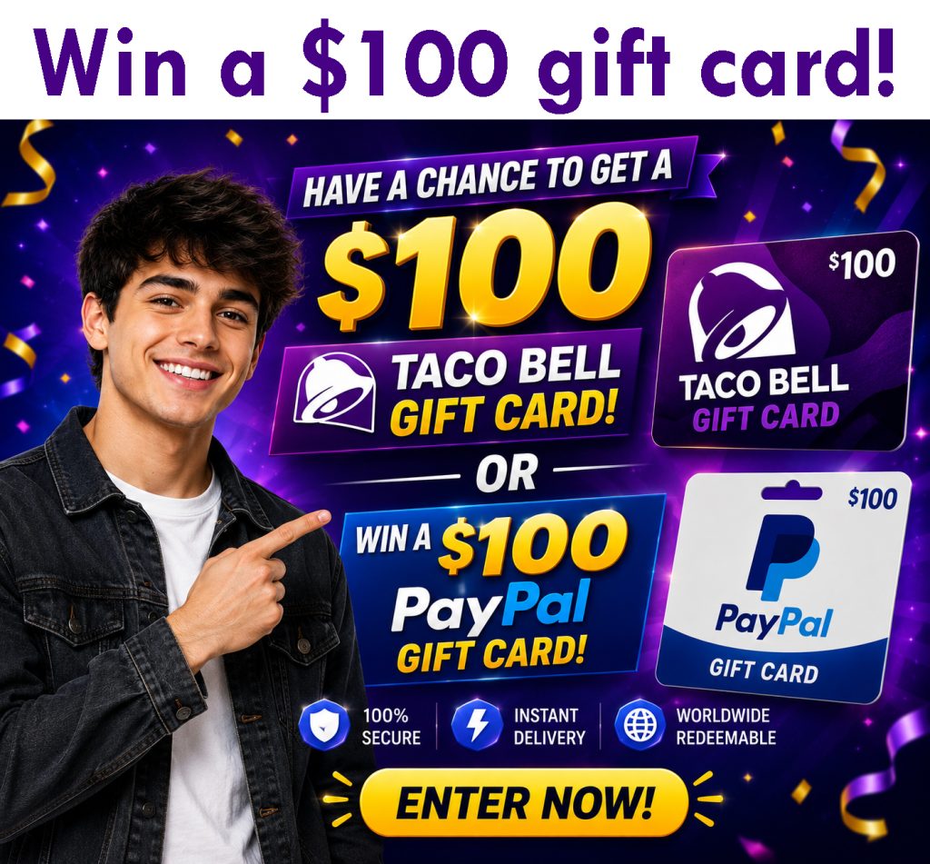 Win A 100 Gift Card Copy