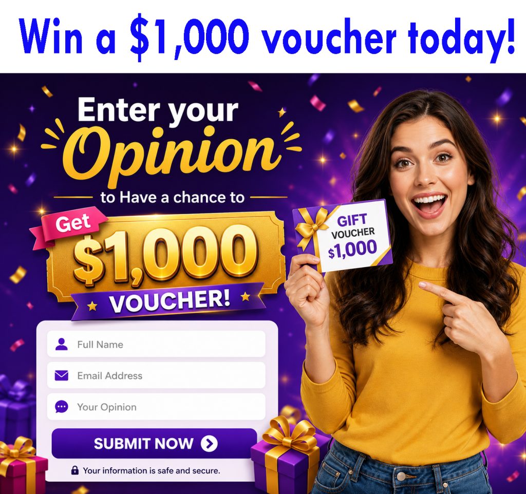 Win A 1000 Voucher Today Copy
